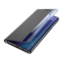 Заредете изображение във визуализатора на галерията – New Sleep Case Bookcase Type Case with kickstand function for Samsung Galaxy S21 Ultra 5G black - TopMag
