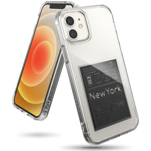 Заредете изображение във визуализатора на галерията – Ringke Fusion Design PC Case with TPU Bumper for iPhone 12 mini black-transparent (GNAP0022) - TopMag
