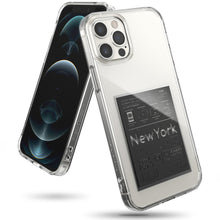 Заредете изображение във визуализатора на галерията – Ringke Fusion Design PC Case with TPU Bumper for iPhone 12 Pro Max black-transparent (GNAP0029) - TopMag
