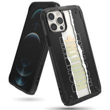 Заредете изображение във визуализатора на галерията – Ringke Fusion X Design durable PC Case with TPU Bumper for iPhone 12 Pro Max black (Routine) (XDAP0026) - TopMag
