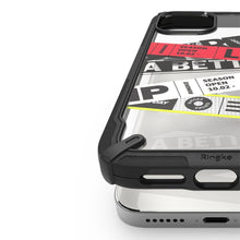 Заредете изображение във визуализатора на галерията – Ringke Fusion X Design durable PC Case with TPU Bumper for iPhone 12 Pro Max black (Routine) (XDAP0026) - TopMag
