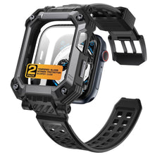 Заредете изображение във визуализатора на галерията – Supcase UNICORN BEETLE PRO &amp; TEMPERED GLASS Apple Watch 4 / 5 / 6 / 7 / 8 / SE (44 / 45MM) BLACK
