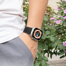 Заредете изображение във визуализатора на галерията – HOCO strap for Apple Watch 38/40/41mm Elegant leather WA17 black

