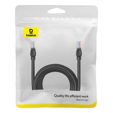 Заредете изображение във визуализатора на галерията – Baseus High Speed ​​Cat 5 RJ-45 1000Mb/s Ethernet cable 8m round - black

