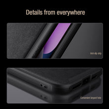 Заредете изображение във визуализатора на галерията – Nillkin CamShield S Leather Magnetic Case for Iphone 14/13 black
