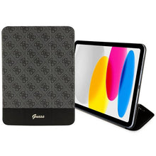 Заредете изображение във визуализатора на галерията – Guess GUFC11PS4SGK iPad 10.9" black 4G Stripe Allover
