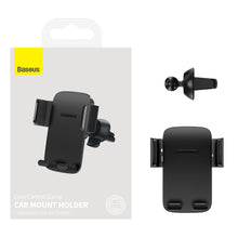 Заредете изображение във визуализатора на галерията – Baseus car holder air vent easy control pro clamp black suyk010101 - TopMag
