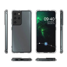 Заредете изображение във визуализатора на галерията – Wozinsky Anti Shock durable case with Military Grade Protection for Samsung Galaxy S21 Ultra 5G transparent - TopMag
