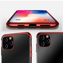 Заредете изображение във визуализатора на галерията – Clear Color Case Gel TPU Electroplating frame Cover for Xiaomi Mi 10T Lite black - TopMag

