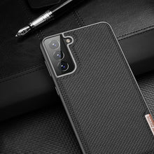 Заредете изображение във визуализатора на галерията – Dux Ducis Fino case covered with nylon material for Samsung Galaxy S21 5G black - TopMag
