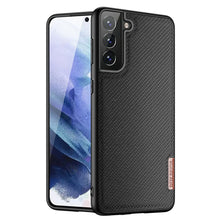 Заредете изображение във визуализатора на галерията – Dux Ducis Fino case covered with nylon material for Samsung Galaxy S21 5G black - TopMag
