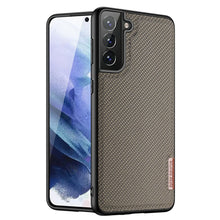 Заредете изображение във визуализатора на галерията – Dux Ducis Fino case covered with nylon material for Samsung Galaxy S21+ 5G (S21 Plus 5G) green - TopMag
