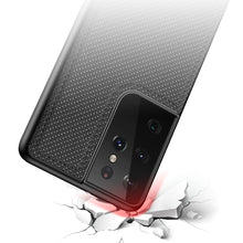 Заредете изображение във визуализатора на галерията – Dux Ducis Fino case covered with nylon material for Samsung Galaxy S21 Ultra 5G black - TopMag
