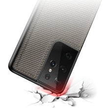Заредете изображение във визуализатора на галерията – Dux Ducis Fino case covered with nylon material for Samsung Galaxy S21 Ultra 5G green - TopMag
