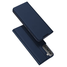 Заредете изображение във визуализатора на галерията – DUX DUCIS Skin Pro Bookcase type case for Samsung Galaxy S21+ 5G (S21 Plus 5G) blue - TopMag

