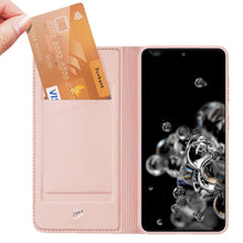 Заредете изображение във визуализатора на галерията – DUX DUCIS Skin Pro Bookcase type case for Samsung Galaxy S21+ 5G (S21 Plus 5G) pink - TopMag
