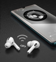 Заредете изображение във визуализатора на галерията – WK Design TWS ANC Blutooth True Wireless Earbuds with Wireless Charging Case white (A7 Pro white) - TopMag
