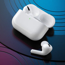 Заредете изображение във визуализатора на галерията – WK Design TWS ANC Blutooth True Wireless Earbuds with Wireless Charging Case white (A7 Pro white) - TopMag
