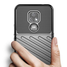 Заредете изображение във визуализатора на галерията – Thunder Case flexible armored cover for Motorola Moto E7 black - TopMag
