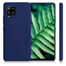 Заредете изображение във визуализатора на галерията – Silicone Case Soft Flexible Rubber Cover for Samsung Galaxy A42 5G blue - TopMag
