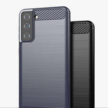 Заредете изображение във визуализатора на галерията – Carbon Case Flexible Cover TPU Case for Samsung Galaxy S21+ 5G (S21 Plus 5G) black - TopMag
