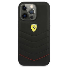 Заредете изображение във визуализатора на галерията – Ferrari FEHCP13XRQUK iPhone 13 Pro Max 6,7" czarny/black hardcase Off Track Quilted
