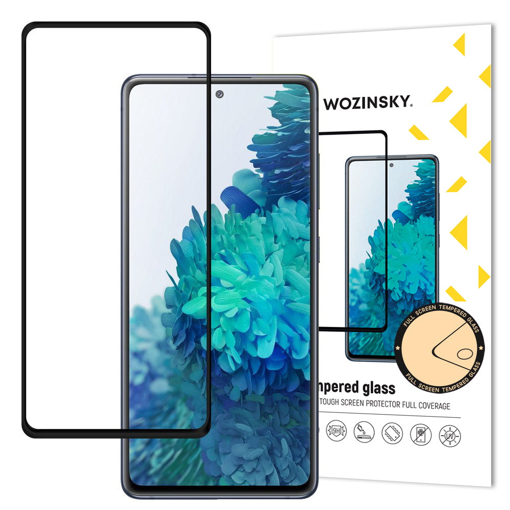 Wozinsky Super Tough Full Glue Tempered Glass Full Screen With Frame Case Friendly Samsung Galaxy A52s 5G / A52 5G / A52 4G Black - TopMag