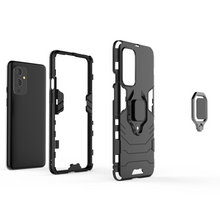 Заредете изображение във визуализатора на галерията – Ring Armor Case Kickstand Tough Rugged Cover for OnePlus 9 black - TopMag
