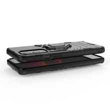 Заредете изображение във визуализатора на галерията – Ring Armor Case Kickstand Tough Rugged Cover for OnePlus 9 black - TopMag
