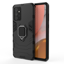 Заредете изображение във визуализатора на галерията – Ring Armor Case Kickstand Tough Rugged Cover for Samsung Galaxy A72 4G black - TopMag
