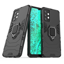 Заредете изображение във визуализатора на галерията – Ring Armor Case Kickstand Tough Rugged Cover for Samsung Galaxy A32 5G black - TopMag
