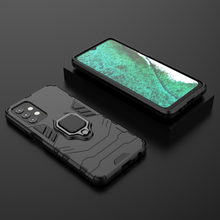 Заредете изображение във визуализатора на галерията – Ring Armor Case Kickstand Tough Rugged Cover for Samsung Galaxy A32 5G black - TopMag
