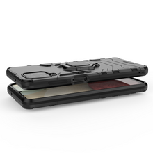 Заредете изображение във визуализатора на галерията – Ring Armor Case Kickstand Tough Rugged Cover for Samsung Galaxy A12 / Galaxy M12 black - TopMag
