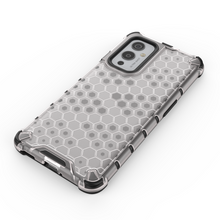 Заредете изображение във визуализатора на галерията – Honeycomb Case armor cover with TPU Bumper for OnePlus 9 black - TopMag
