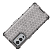 Заредете изображение във визуализатора на галерията – Honeycomb Case armor cover with TPU Bumper for OnePlus 9 black - TopMag
