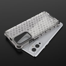 Заредете изображение във визуализатора на галерията – Honeycomb Case armor cover with TPU Bumper for OnePlus 9 black - TopMag
