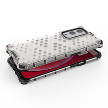Заредете изображение във визуализатора на галерията – Honeycomb Case armor cover with TPU Bumper for OnePlus 9 Pro black - TopMag
