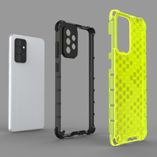 Заредете изображение във визуализатора на галерията – Honeycomb Case armor cover with TPU Bumper for Samsung Galaxy A72 4G blue - TopMag

