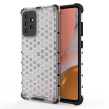 Заредете изображение във визуализатора на галерията – Honeycomb Case armor cover with TPU Bumper for Samsung Galaxy A72 4G transparent - TopMag
