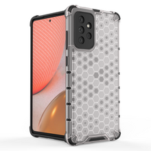 Заредете изображение във визуализатора на галерията – Honeycomb Case armor cover with TPU Bumper for Samsung Galaxy A72 4G transparent - TopMag
