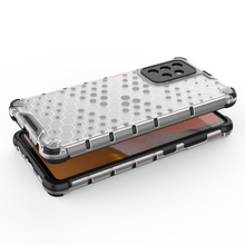 Заредете изображение във визуализатора на галерията – Honeycomb Case armor cover with TPU Bumper for Samsung Galaxy A72 4G transparent - TopMag
