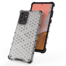 Заредете изображение във визуализатора на галерията – Honeycomb Case armor cover with TPU Bumper for Samsung Galaxy A72 4G transparent - TopMag

