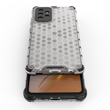 Заредете изображение във визуализатора на галерията – Honeycomb Case armor cover with TPU Bumper for Samsung Galaxy A72 4G transparent - TopMag
