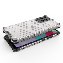 Заредете изображение във визуализатора на галерията – Honeycomb Case armor cover with TPU Bumper for Samsung Galaxy A52s 5G / A52 5G / A52 4G black - TopMag

