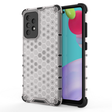 Заредете изображение във визуализатора на галерията – Honeycomb Case armor cover with TPU Bumper for Samsung Galaxy A52s 5G / A52 5G / A52 4G transparent - TopMag
