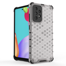 Заредете изображение във визуализатора на галерията – Honeycomb Case armor cover with TPU Bumper for Samsung Galaxy A52s 5G / A52 5G / A52 4G transparent - TopMag
