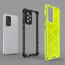 Заредете изображение във визуализатора на галерията – Honeycomb Case armor cover with TPU Bumper for Samsung Galaxy A52s 5G / A52 5G / A52 4G transparent - TopMag
