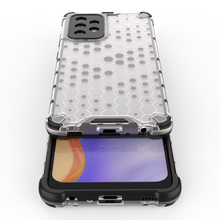 Заредете изображение във визуализатора на галерията – Honeycomb Case armor cover with TPU Bumper for Samsung Galaxy A52s 5G / A52 5G / A52 4G transparent - TopMag
