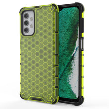 Заредете изображение във визуализатора на галерията – Honeycomb Case armor cover with TPU Bumper for Samsung Galaxy A32 5G green - TopMag
