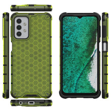 Заредете изображение във визуализатора на галерията – Honeycomb Case armor cover with TPU Bumper for Samsung Galaxy A32 5G green - TopMag

